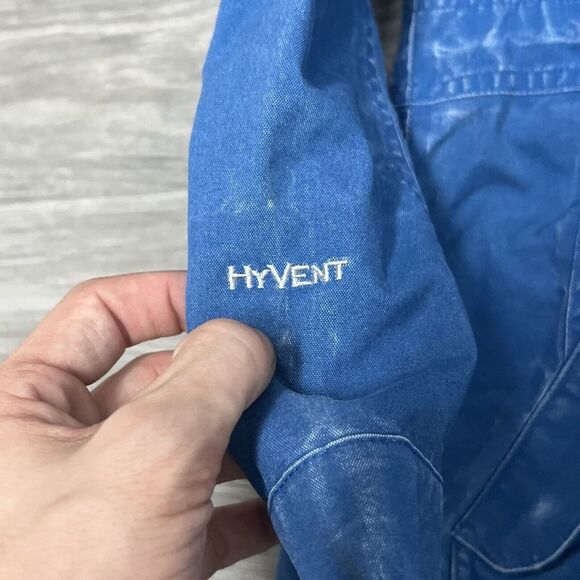 The North Face Denim Jacket Womens Medium Blue Japan Hyvent GTX RARE Gorpcore - Picture 11 of 16